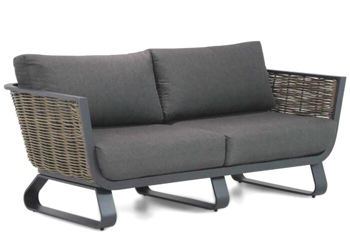 Santika Furniture Tika lounge tuinbank 2,5-zits – Grijs-antraciet