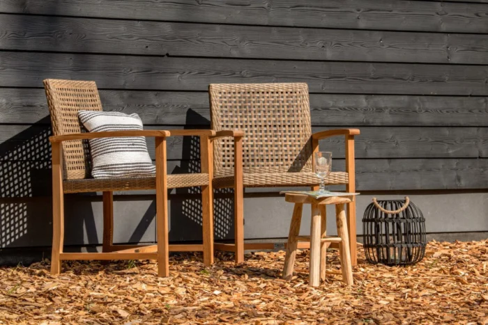Tuindeco Teak tuinstoel Blitar (set van 2 stoelen) - hout
