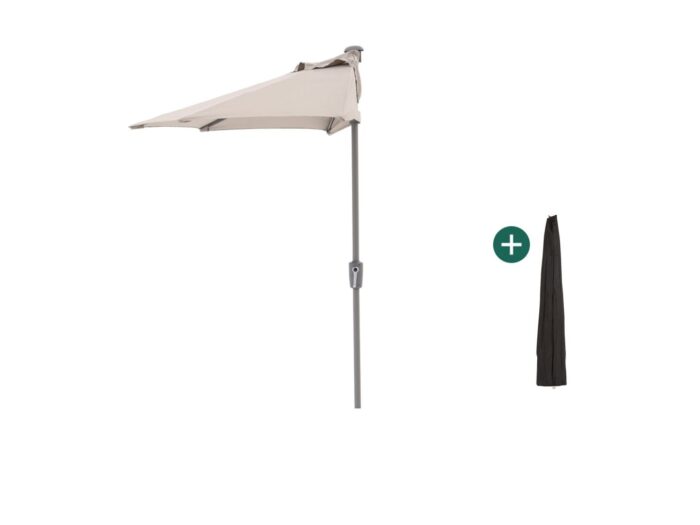 Shadowline balkonparasol 255x135cm Laagste prijsgarantie! – Taupe