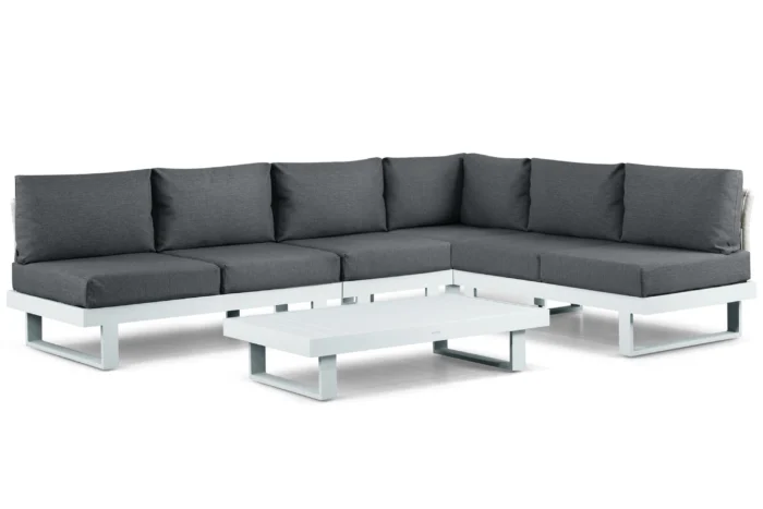 Lifestyle Garden Furniture Lorenzo hoek loungeset 5-delig - Wit