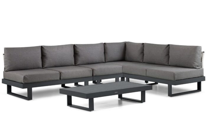Lifestyle Garden Furniture Lorenzo hoek loungeset 5-delig – Grijs-antraciet