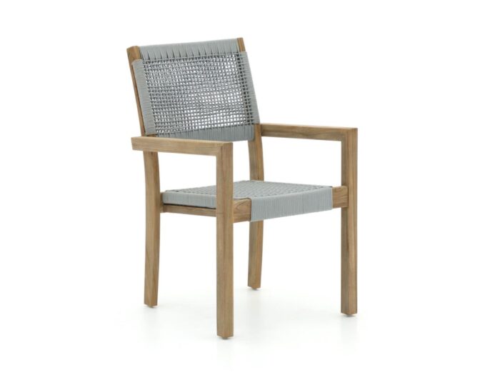 ROUGH Furniture ROUGH Batang Rope dining tuinstoel stapelbaar Laagste prijsgarantie! – Bruin