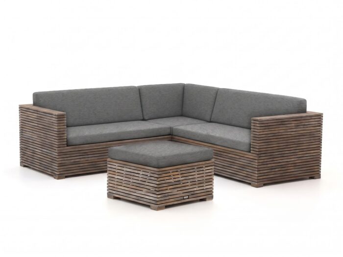 ROUGH Furniture ROUGH-C hoek loungeset 4-delig 5-zits Laagste prijsgarantie! – Bruin