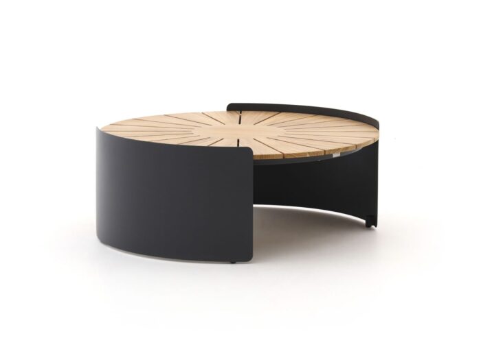 Bellagio tuinmeubelen Bellagio Porcari lounge tuintafel ø90cm (h:35cm) Laagste prijsgarantie! – Bruin
