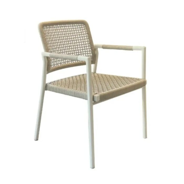 Borek Espinho tuinstoel linen – natuurlijk;wit