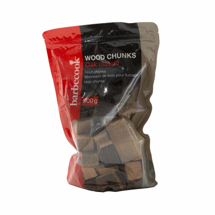 Barbecook Hout chunks eik klassiek 900 gram – bruin