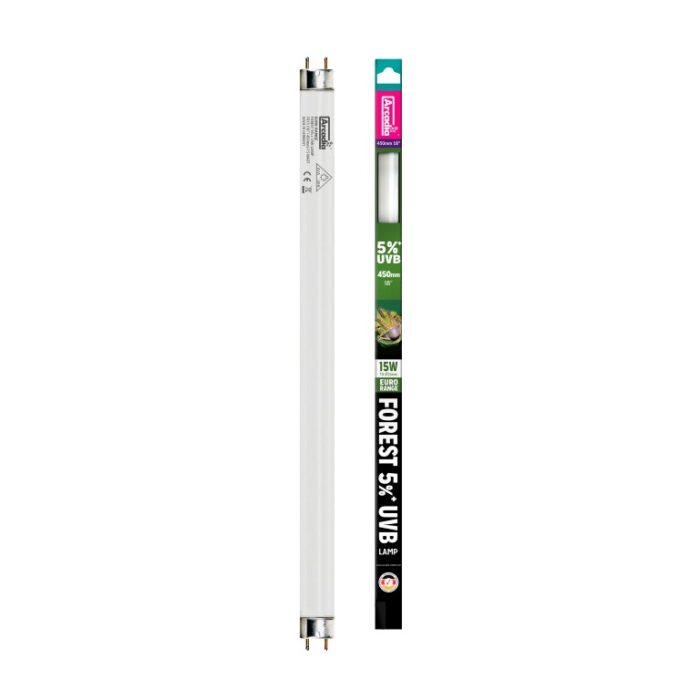 Aquadistri Arcadia euro-range forest 5% uv t8 lamp 45 cm 15 watt Arcadia