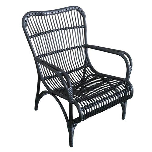 Buitengewoon de boet Tahiti lounge tuinstoel black – zwart