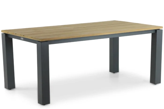 Lifestyle Garden Furniture Riviera dining tuintafel 180 x 100 cm - Old teak greywash