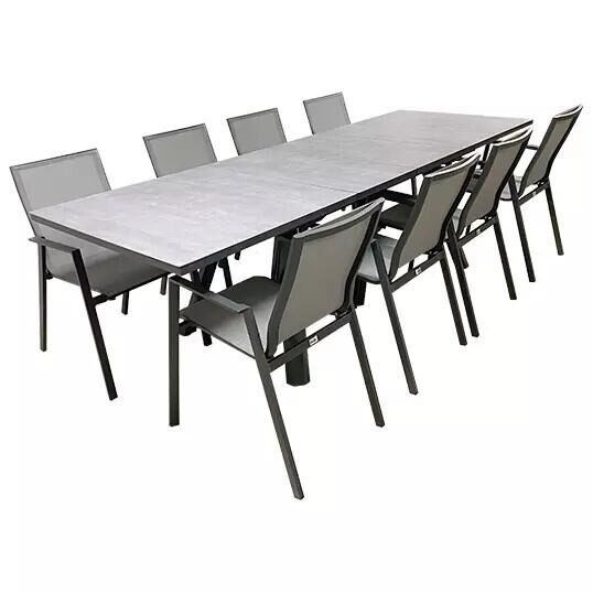 Trestino Goya Diningset 8 p. – grijs