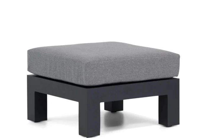 Santika Furniture Yovita lounge voetenbank - Grijs-antraciet