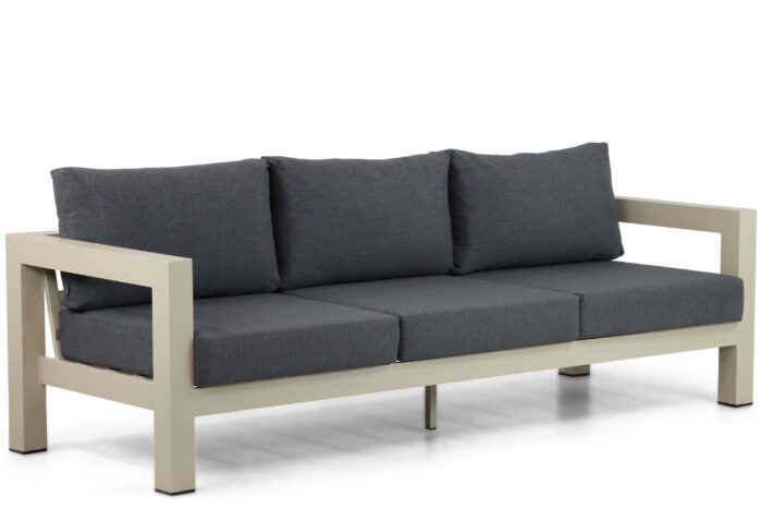 Lifestyle Garden Furniture Luca lounge tuinbank 3-zits – Taupe-naturel-bruin