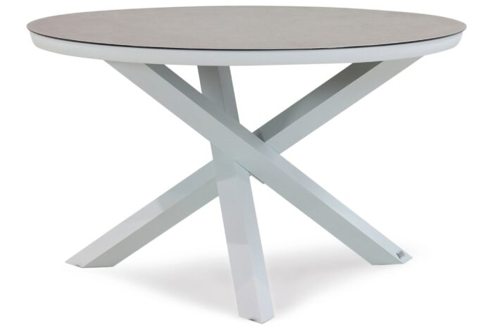 Lifestyle Garden Furniture Livorno dining tuintafel 125 cm – Wit