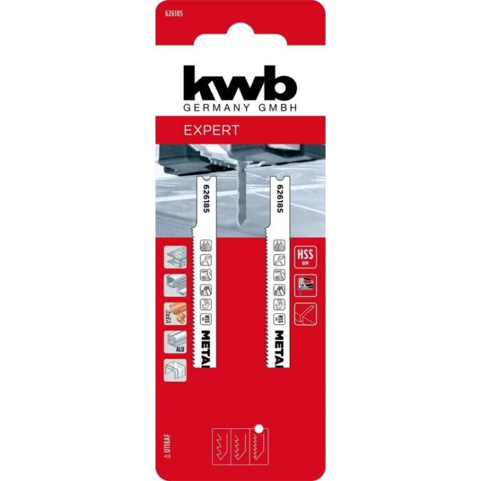 Kwb Dec.zaagbladen fijn metaal 2st II