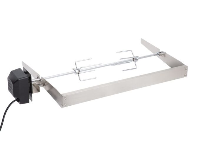 Boretti + 10% kassakorting | barbecue draaispit 44x73x12cm t.b.v. Carbone houtskoolbarbecue – Grijs