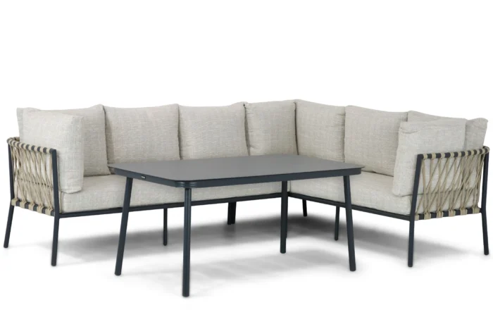 Lifestyle Garden Furniture Boretti dining loungeset 3-delig - Grijs-antraciet