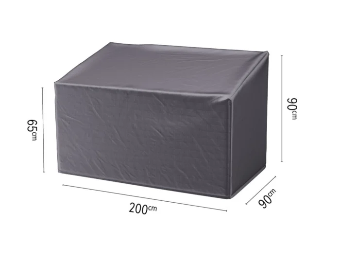 Aerocover Loungebankhoes 200x90xH65/90 cm - grijs