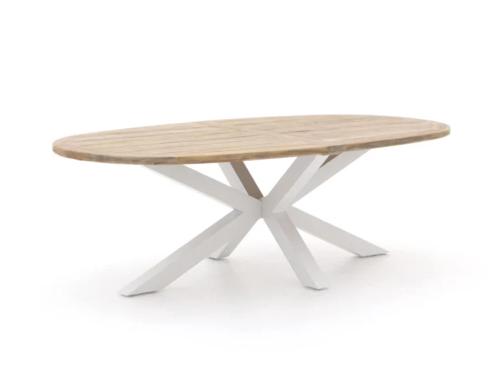 ROUGH Furniture ROUGH-Y Ellips dining tuintafel 240x120cm - Bruin
