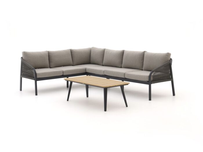 Manifesto Furniture Manifesto Copparo hoek loungeset 3-delig Laagste prijsgarantie! – Grijs