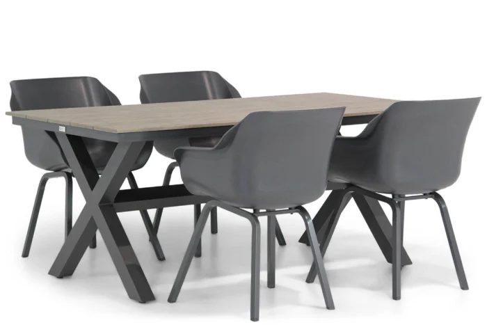 Hartman Sophie element/Forest 180 cm dining tuinset 5-delig - Grijs-antraciet