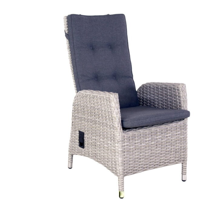 Oosterik home Verstelbare stoel Santa Cruz Salty Grey – grijs
