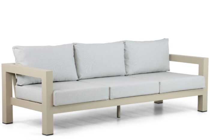 Lifestyle Garden Furniture Luca lounge tuinbank 3-zits – Taupe-naturel-bruin