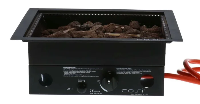 Cosi | Cosiburner Inbouwbrander | Square Black