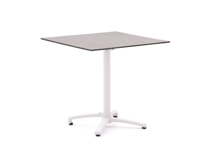 Bellagio tuinmeubelen Bellagio Canzo klaptafel 70x70x73cm Laagste prijsgarantie! – Wit