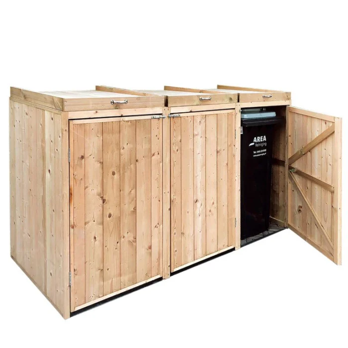 Tuindeco Containerberging triple - hout