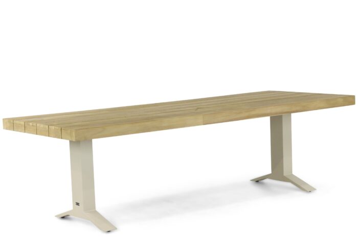 Lifestyle Garden Furniture Santika Superior dining tuintafel 260 x 100 cm – Taupe-naturel-bruin