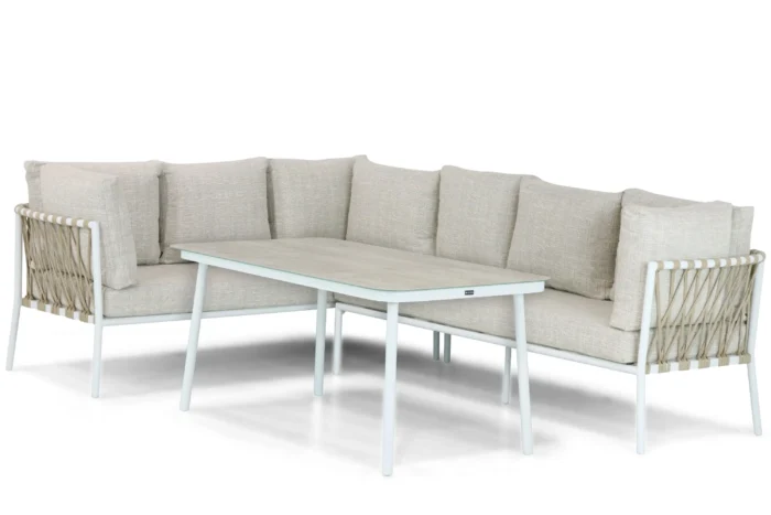 Lifestyle Garden Furniture Cordani dining loungeset 3-delig - Wit