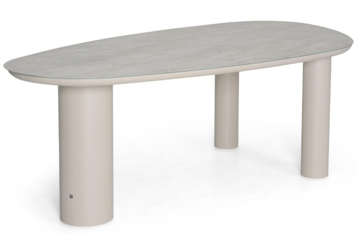 Lifestyle Garden Furniture Guave dining tuintafel organisch 240×120 – Taupe-naturel-bruin