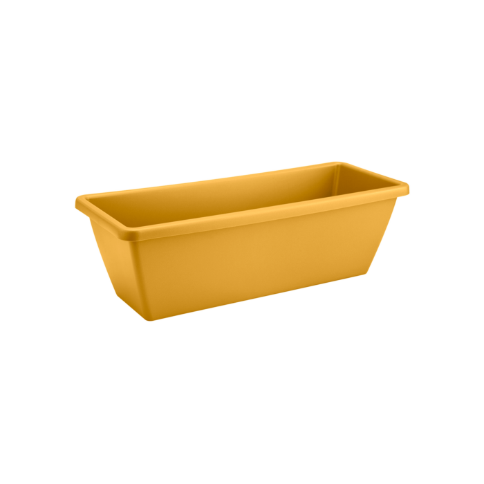 Elho Barcelona trough 70 honey yellow plantenbak – geel