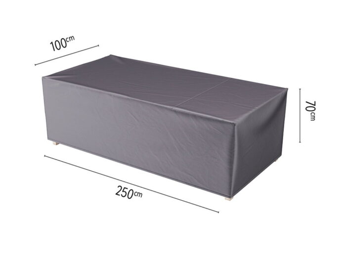 Aerocover Loungebankhoes 250 x 100 x 70 cm – grijs