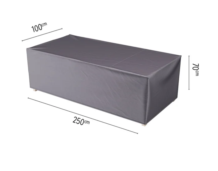 Aerocover Loungebankhoes 250 x 100 x 70 cm - grijs