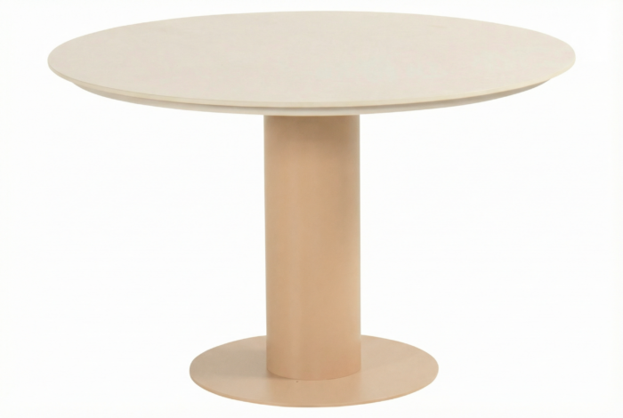 Hartman Girona dining tuintafel 120 cm – Taupe-naturel-bruin