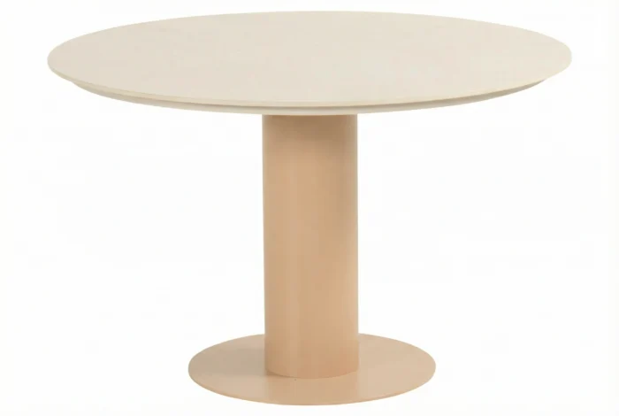 Hartman Girona dining tuintafel 120 cm - Taupe-naturel-bruin