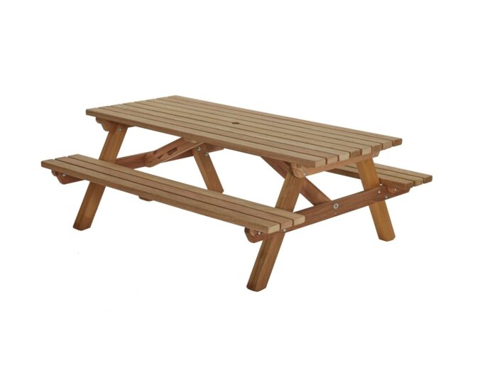 Talen buitenmeubelen Picknicktafel hardhout 200 cm – bruin