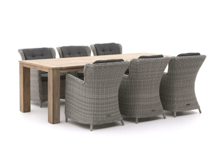 Intenso Furniture Intenso Milano/ROUGH-X 240cm dining tuinset 7-delig Laagste prijsgarantie! – Bruin