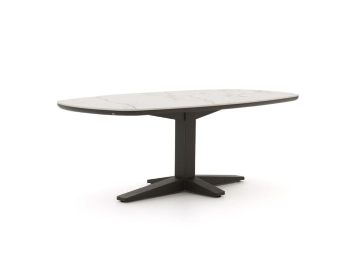 Apple Bee Zanzibar Deens Ovaal dining tuintafel 220x110x77cm Laagste prijsgarantie! – Taupe