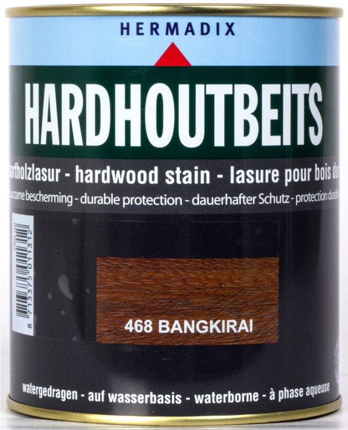 Hermadix Hardhoutbeits 468 bangkirai 750 ml – hout