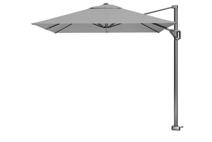 Platinum Sun & Shade | Zweefparasol Voyager T¹ 250 x 250 cm | Lichtgrijs
