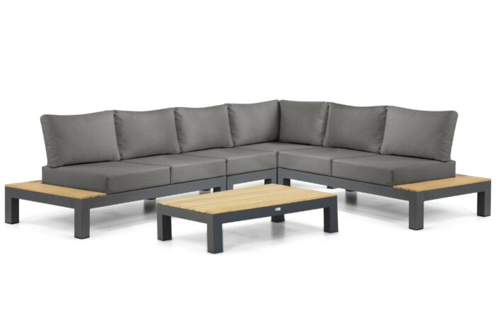 Lifestyle Garden Furniture Vittoria hoek loungeset 5-delig – Grijs-antraciet