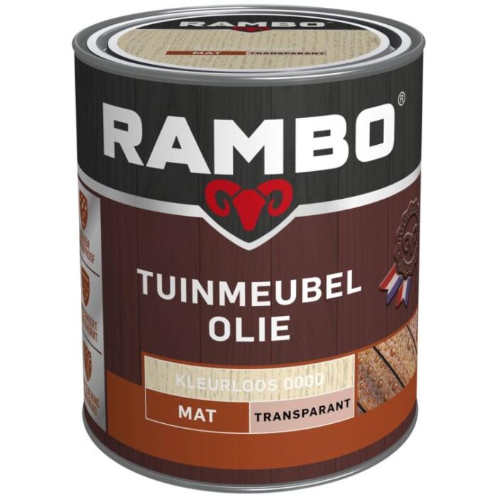 Rambo Tuinmeubelolie mat transp. 0,75l