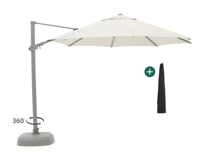 Shadowline Austin zweefparasol ø 350cm - Wit