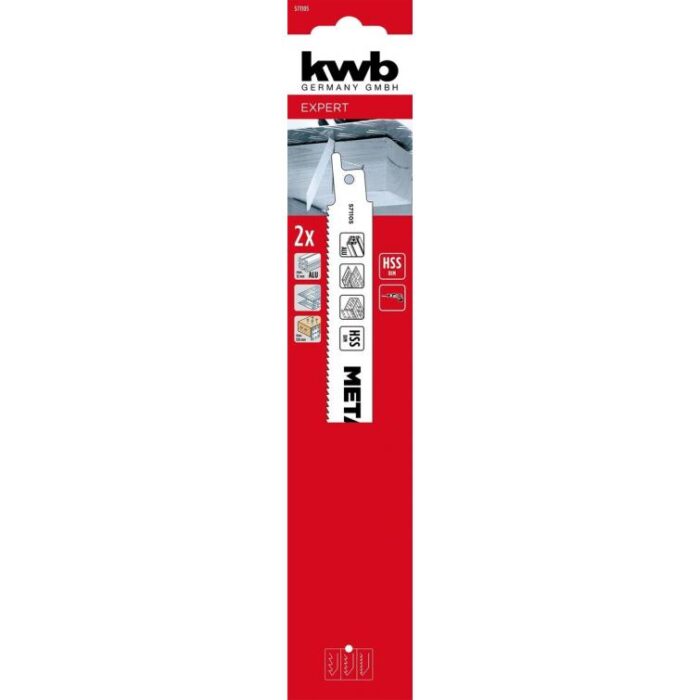 Kwb Schrobzaagbl hss-bi f 180mm 2st