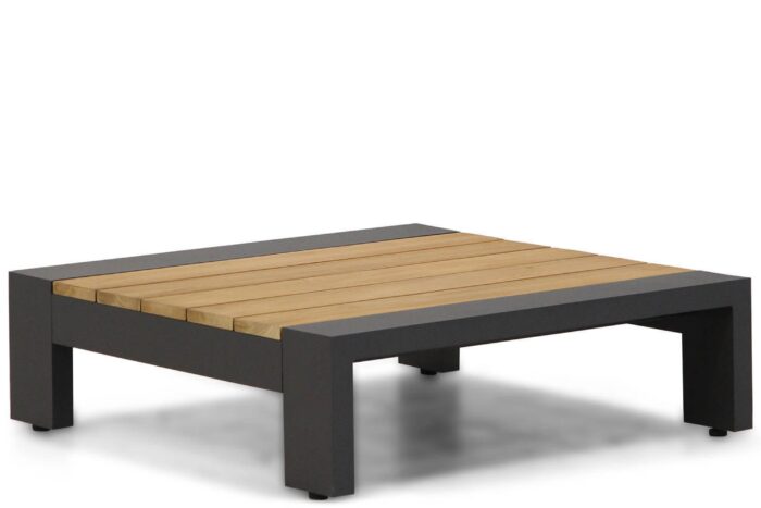 Lifestyle Garden Furniture Milano loungetafel 84 x 84 cm antraciet – Grijs-antraciet