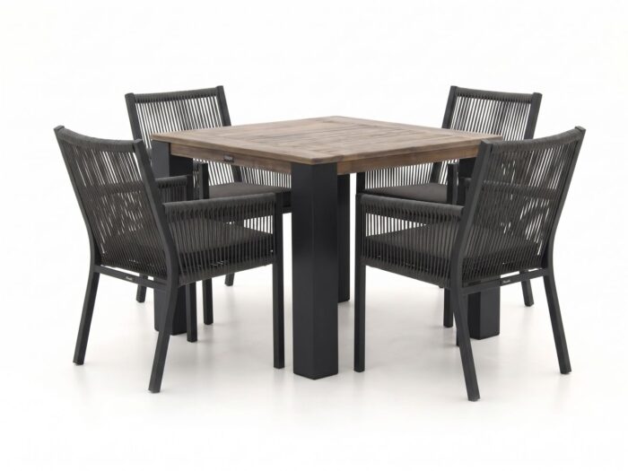Manifesto Furniture Rivola/ROUGH-X 100cm dining tuinset 5-delig