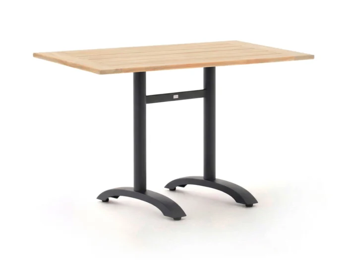 Bellagio tuinmeubelen Lisio tuintafel 120x70x75cm - Grijs