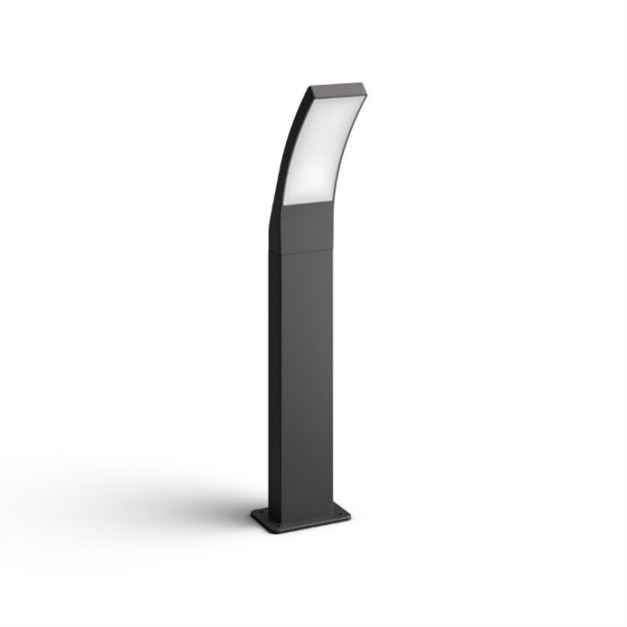 Philips Splay Pedestal Anthracite 12W 27K HV verlichting – grijs;zwart